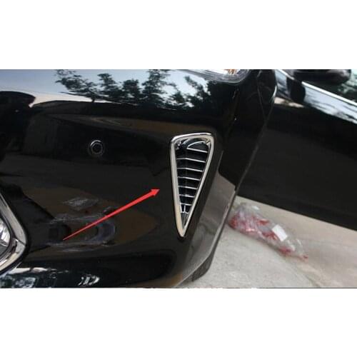 2pcs Chrome Front Outlet Air Vent Trim Decoration Cover For Toyota Camry 2015