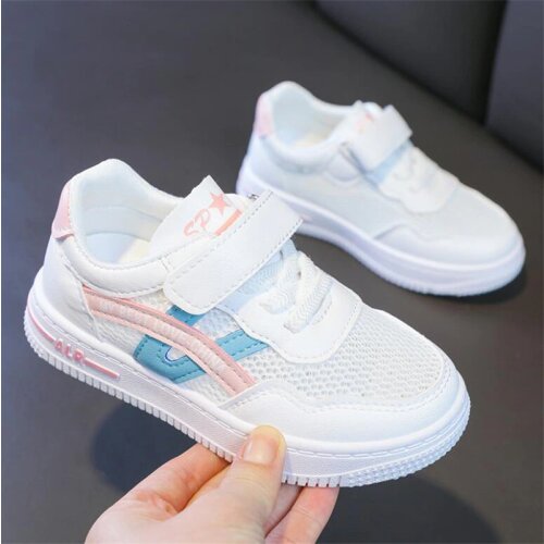 Childrens casual shoes 2021 summer new board shoes childrens soft bottom mesh breathable boys' and girls' casual sports shoes