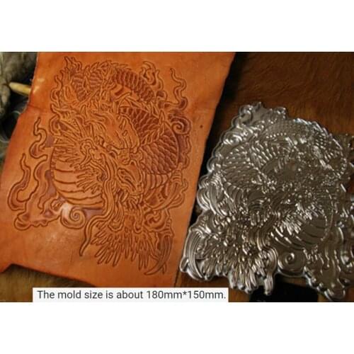Dragon design Hand-work design leather working tools carving punches stamp craft leather with leather carving tools