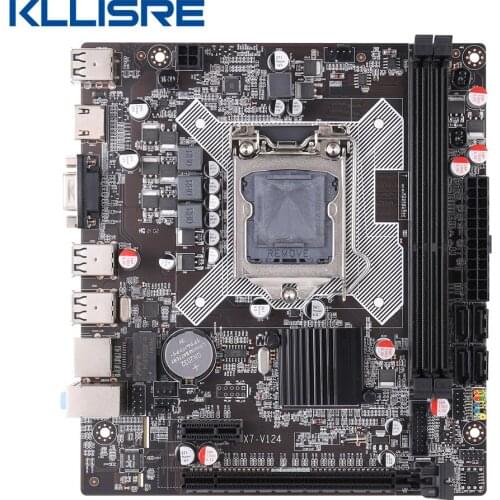 Kllisre H61 LGA 1155 Motherboard DDR3 Dual Channels Memory 16G For Intel LGA1155 Core I3 I5 I7 CPU