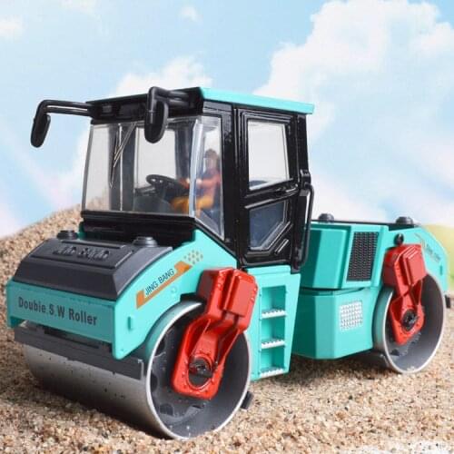 High simulation alloy engineering vehicle model,1:50 alloy Two-wheel roller toys,metal castings,toy vehicles,free shipping