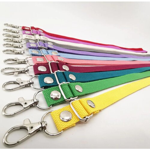 Fashion Cotton Fabric Shoulder Strap Crossbody Bag Strap 130cm Long Replacement Bag Handle Belt with Buckle DIY Bag Accessories