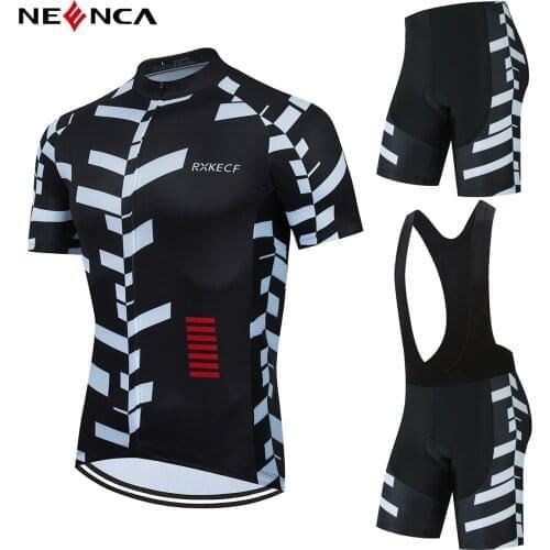 Men Cycling Jersey 2021 Summer Cycling Clothing Quick Drying Cycling Clothing Set Racing Sport MTB Bicycle Jerseys Bike Uniform