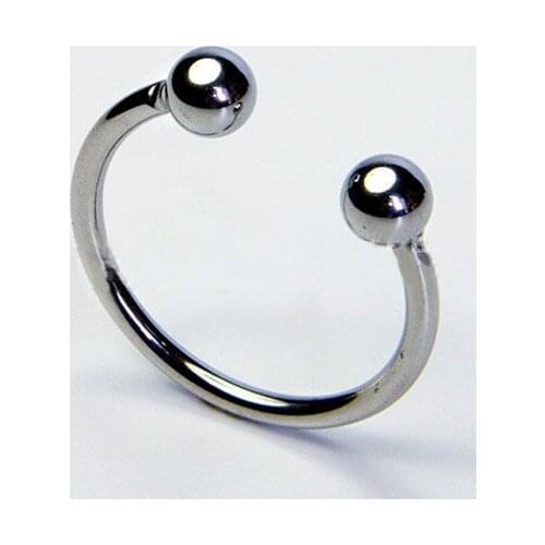 Male Penis Silver Delay Ejaculation Stainless Steel Penis Ring Cock Ring Male Chastity Device Adult Products Sex Toys For Men