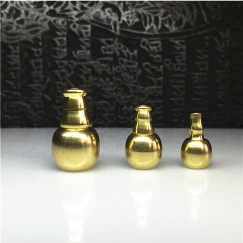 Tibetan Rosary Ghuru Stupa Set Solid Brass Golden 8mm 10mm 12mm 15mm 20mm Prayer Mala Accessories 3-Way Beads BRO673