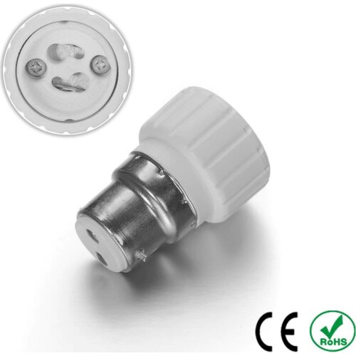 B22 to GU10 Adapter Converter lamp holder adapter GU10~B22 converter New 10pcs/lot