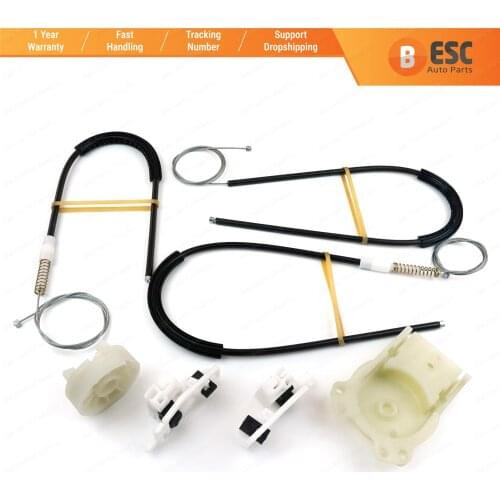 ESC Auto Parts EWR884 Window Regulator Repair Kit Front Left Door for Renault Megane 2 With 2002-2008 Engine Cover Fast shipment