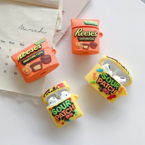 For Apple AirPods Pro 3 Luxury 3D Chocolate Cookies case Wireless Headset soft silicon earphone protect cover for airpods 1 2