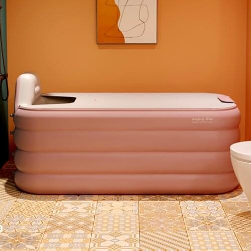 Foldable Smart Inflatable Bathtub Adult Portable Insulation Baby Pool Thickening Bathtub Spa Piscina Inflable Bathroom Products