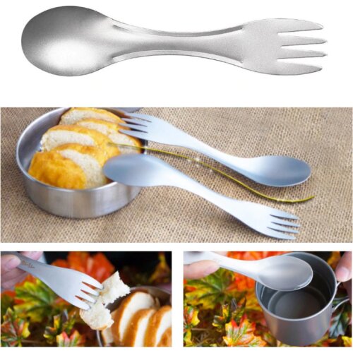 Fruit Fork Spoon Picnic Tableware 2in1 Tools Portable Cake Dessert Food Fruit Bento Lunches Party Fruit Fork Kitchen Accessory
