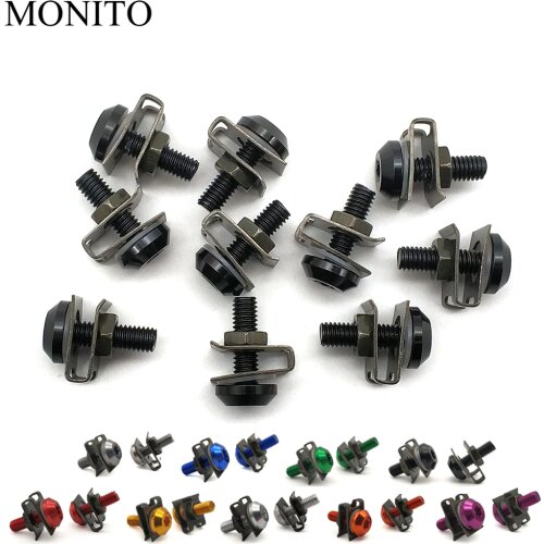 CNC Motorcycle Fairing Screw Custom Moto Body Spring Bolts For YAMAHA mt07 mt09 fz07 fz09 mt/fz 07 09 mt10 xsr 700 Accessory