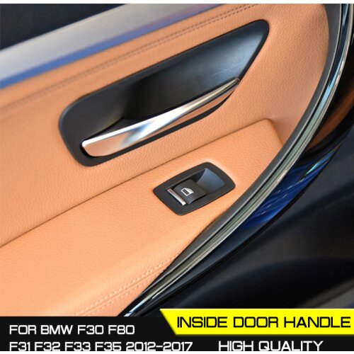 For BMW F30 F80 F31 F32 F34 F35 2012 2013 2014 2015-2018 Car Inner Door Handle Trim Pull Grab Panel Handle Interior Door Handles
