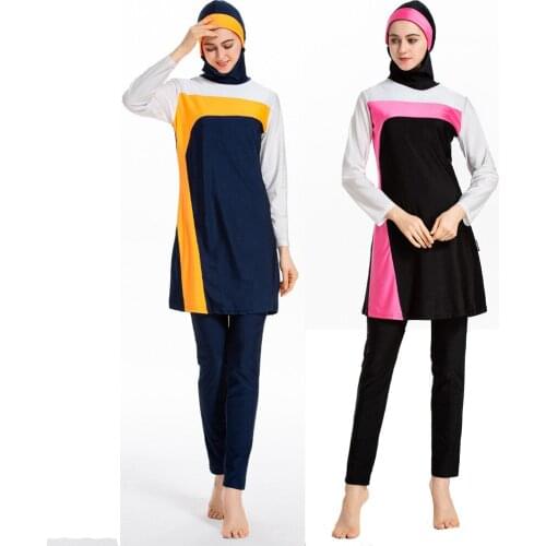 2019 New swimsuit for women conservative swimsuit for women beach swimsuit for muslims