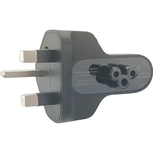 UK Duck Head power plug adapter for Dell Latitude Venue 11 Pro XPS 10 XPS 11 XPS 12 XPS 13 for Dell UK AC Plug - 3-Position