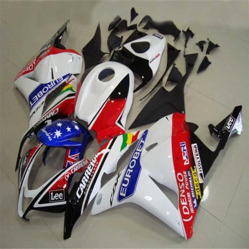 High in white 2009 2010 2011 2012 CBR 600 RR fairings 09-12 Injection molding ABS full Fairing kit for cbr600rr