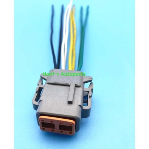 Free Shipping 8Pin Deutsch DTM Connector Waterproof Electrical Inlet Air Temperature Sensor Plug DTM06-8S wire harness