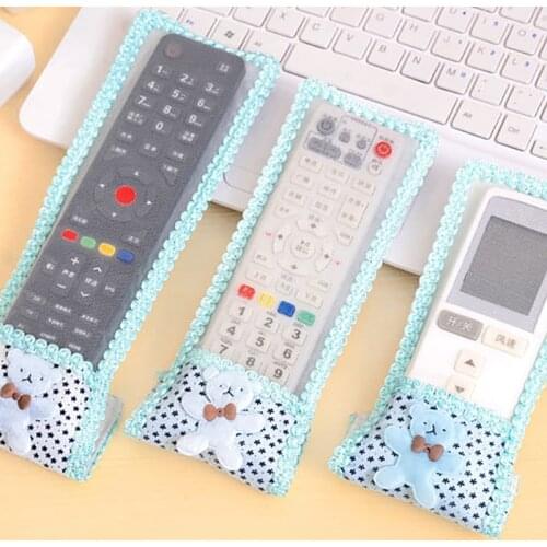 1PCS Fashion Cloth Remote Control Protective Cover For TV Air Condition Anti-dust Case Electric Appliance Organizer Storage Bag