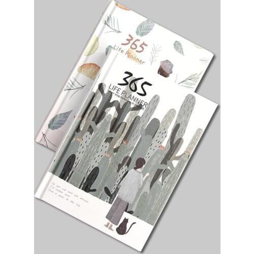 Diary Planner Notepad NoteBook 365 Days List Colorful Inner Page Daily Plan Yearly Agenda School Office Stationry Supplies