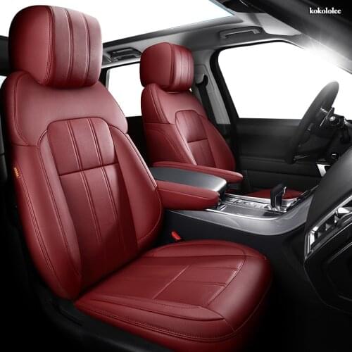 KOKOLOLEE Custom Leather car seat covers set For PEUGEOT 301 307 408 308 308s 508 3008 2008 4008 5008 car seats protector