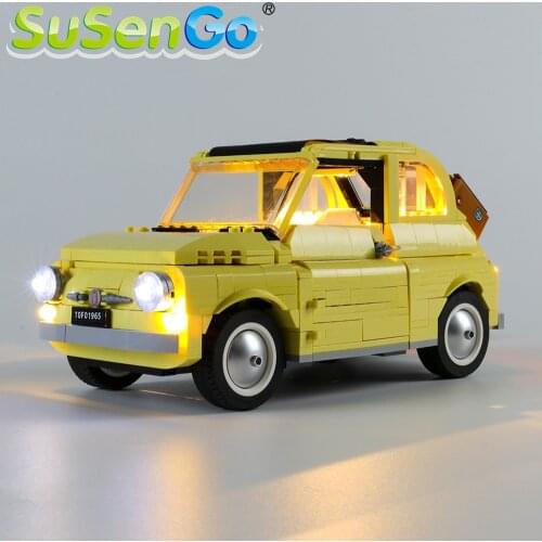 SuSenGo LED Light kit For 10271 Creator Fiat 500 , (Model Not Included)