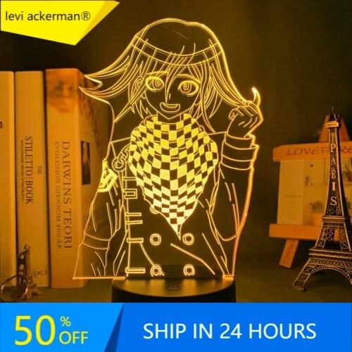 Kokichi Oma Lamp Danganronpa Led Night Light for Room Decoration Child Gift Danganronpa Acrylic Table Lamp Kokichi Oma