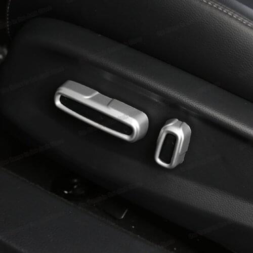 Lsrtw2017 Car Seat Adjust Cover Chrome Trim for Honda Accord 2018 2019 2020 2021 10 X Accessories Auto Knob Parts Styling Kit