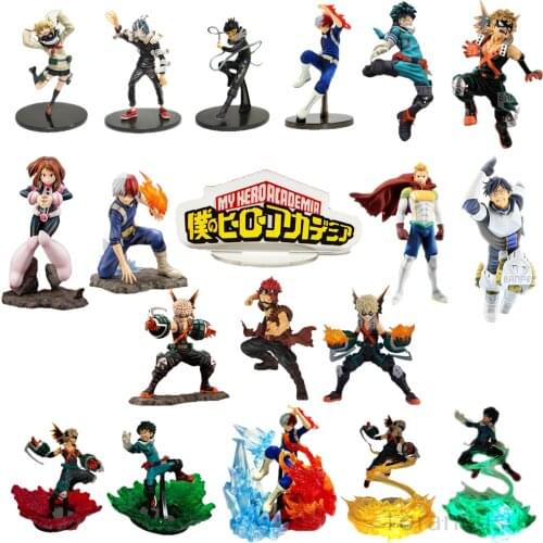 My Hero Academia Anime Figure Midoriya Izuku All might Bakugou Katsuki Todoroki Shoto Ochaco Uraraka Collection Toys Model Figma