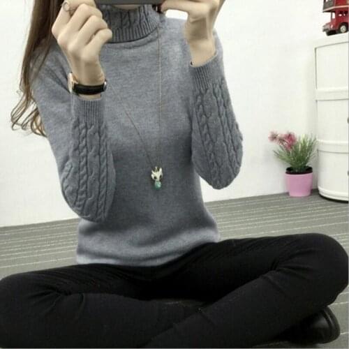 2020 New Women Turtleneck Winter Sweater Women Long Sleeve Knitted Women Sweaters And Pullovers Female Jumper Tricot Tops