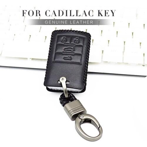 New Car Remote Key Case Cover For Cadillac Escalade SRX ATS CTS XT5 BLS 2017 2018 Car Emblem Key Ring Shell Accessories