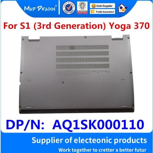 NEW original Laptop Silver Bottom Base Case Cover Lower Case For Lenovo ThinkPad Yoga 370 AQ1SK000110 01HY217