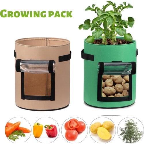 Plant Grow Bags home garden Potato pot greenhouse Vegetable Growing Bags Moisturizing jardin Vertical Garden Bag tools