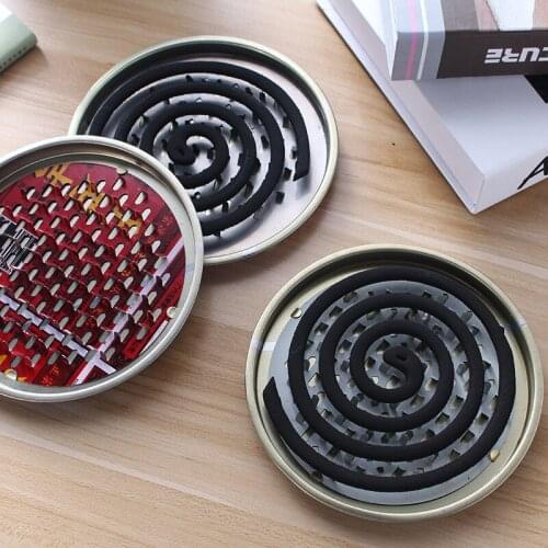 Stainless steel mosquito-repellent incense holder, fireproof, anti-scald, with support, nail teeth, serrated, mosquito-repellent