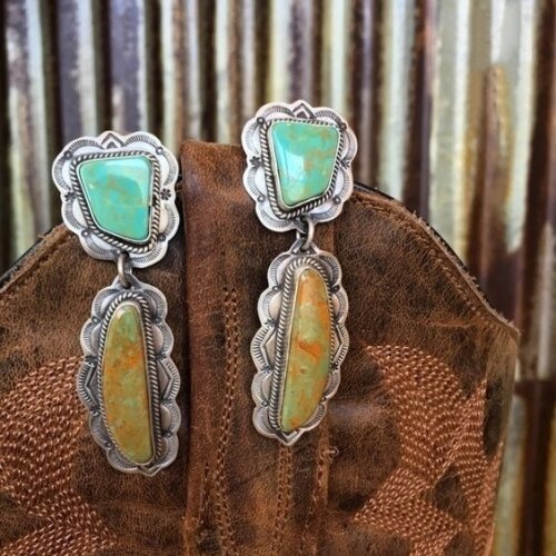 Fashion Earrings Vintage Jewelry Natural Pendant Earrings For Women Accessories Bohemian Irregular Geometric Earrings