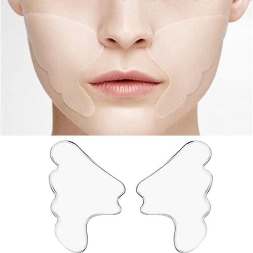 Silicone Anti Wrinkle Patches For Face Lift Tapes Pads Reusable Chest Forehead Neck Eye Skin Wrinkle Removal Stickers