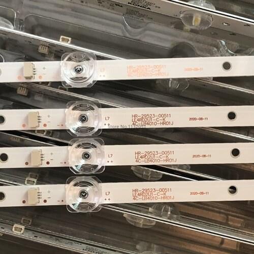 2 Pieces LED backlight Strip TCL 40F6F 40L2F 40L2800C 40S2 40HR330M10A0 V4 4C-LB4010-HR01J 10led 6v