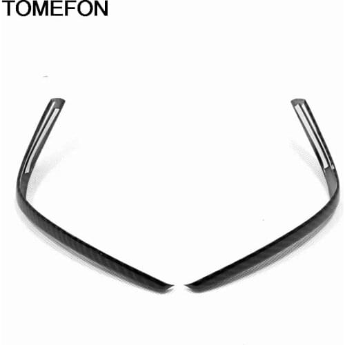 TOMEFON For Lexus UX 200h 260h 2019 Steering Wheel Decoration Sticker Moulding Frame Cover Trim Styling Interior Accessories ABS
