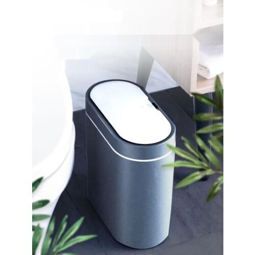 GY Kick Toilet Waterproof and Deodorant Bathroom Smart Trash Can Induction Household Covered Toilet Electric Toilet