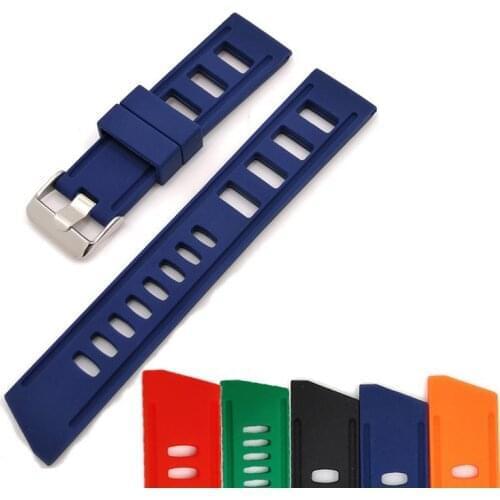 Generic Watchband Silicone Rubber Watch Strap Bands Waterproof 20mm 22mm Watches Belt for Seiko Top Quality