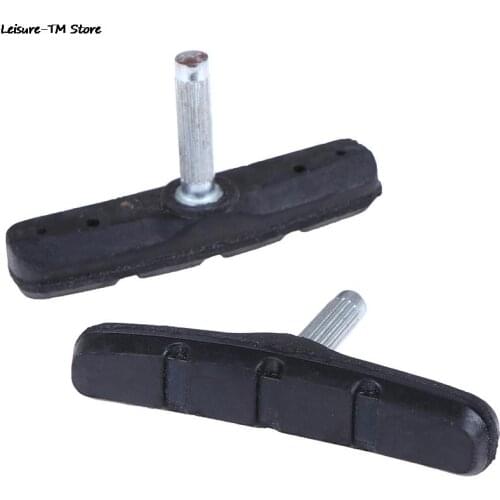 1Pair Durable Mountain Road Bike Brake pads MTB Bicycle Braking V-Brake Holder Shoes Rubber Blocks Cycling Accessories