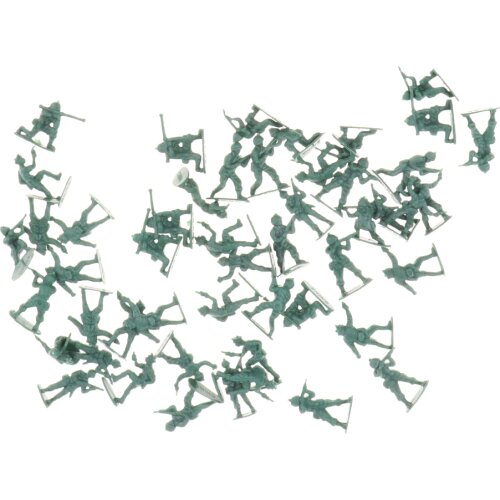 100 pcs 2cm Plastic Soldier Figures Toy Military Men Accessories
