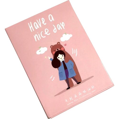 100Pc Facial Oil Control Firm Absorbent Paper Oil Blotting Sheets Face Cleaning