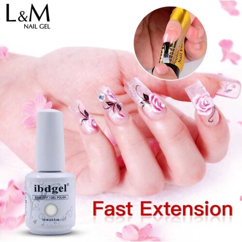 3pcs/lot jar thick ibdgel builder gel polish soak off UV/LED High quality nail gelpolish Molded and strong. Long lasting effect