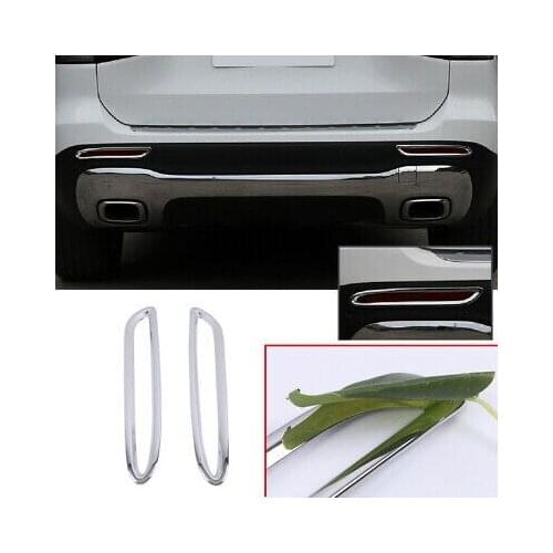 ABS Chrome Rear Fog Light Lamp Cover Trim 2pcs For Mercedes-Benz GLB-Class 19-20