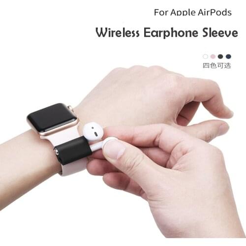 Wireless Headphone for Airpods Sleeve Silicone Earphone Storage use on on Watch belts shoulder straps