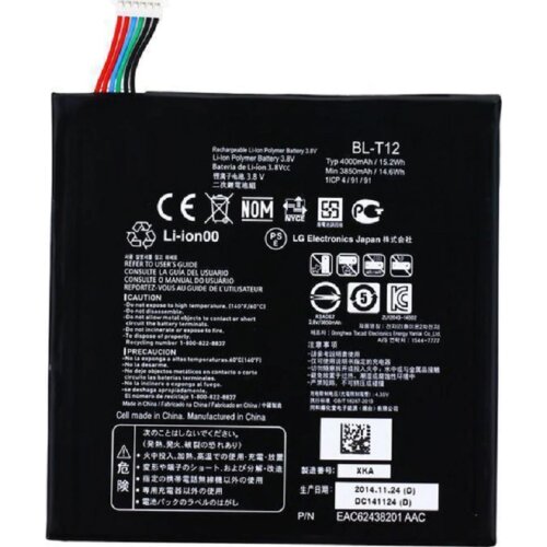 BL-T12 Phone Li-ion Replacement Battery for LG G pad 7.0 V400 V410 BL-T12 4000mAh