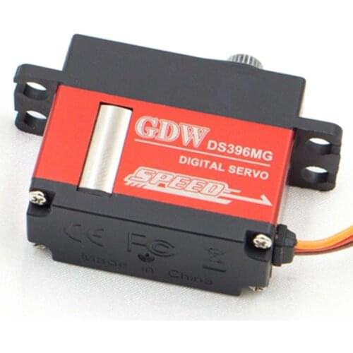 GDW DS396MG 12KG Large Torque High Voltage Metal Gear Digital Servo for RC Models