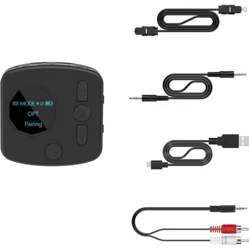 CSR8675 AptX HD/LL 5.0 Bluetooth AUX Adapter for TV/PC/Desktop Wireless Audio Transmitter Receiver 3.5mm Jack/SPDIF