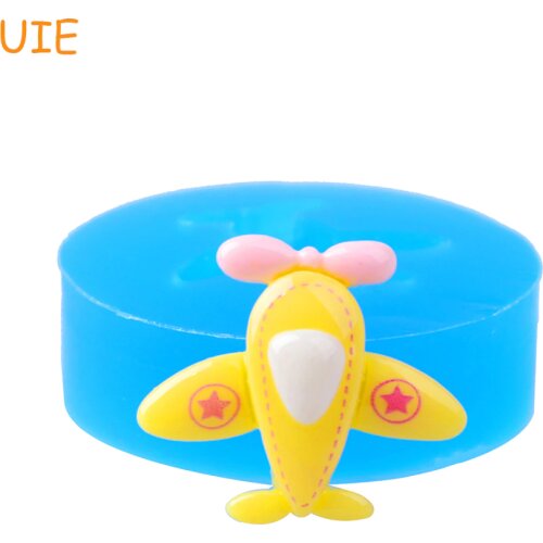 FYL066U 30.3mm Airplane Silicone Mold - Sugarcraft Cake Decoration Candy, Resin, Jewelry Making, Gum Paste, Chocolate, Food Safe