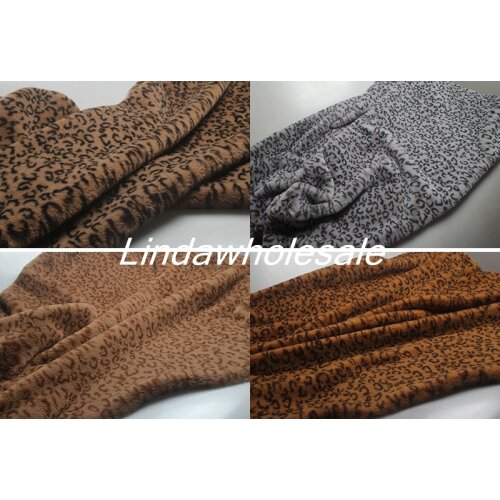 Imitation rabbit fur Leopard print plush cloth counter display background tablecloth sofa decorative material,160cm*50cm/pcs