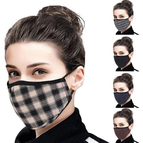 1PC Adult mascarilla cubrebocas Washable Masks Skin Care Breathable Inserted Gasket Mouth Face Masks facemasks mascherina maske
